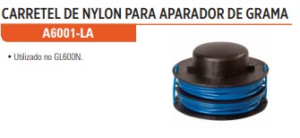 Carretel para Aparador de Grama GL600N Black+Decker
