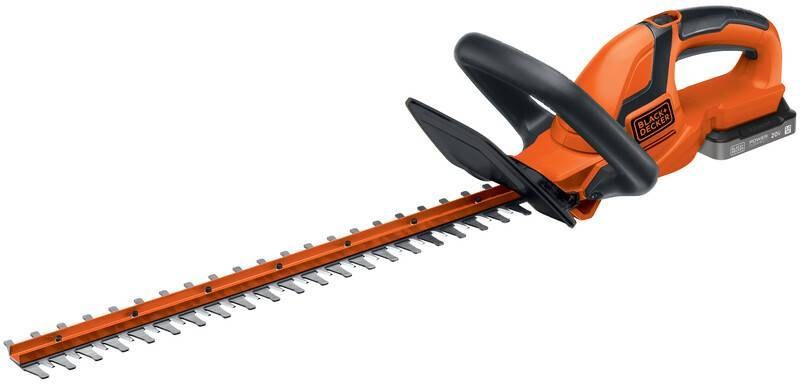 Aparador de Cerca Viva 22" (558MM) sem Fio, Powerconnect, Bateria 20V Li-ion (2,0AH), 2600 Gpm Ação Black+Decker