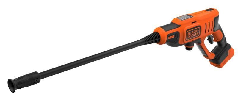 Lavadora de Pressão Portátil sem Fio, Powerconnect, Bateria 20V Li-ion (2,5AH), Pressão de 350 Psi, Black+Decker