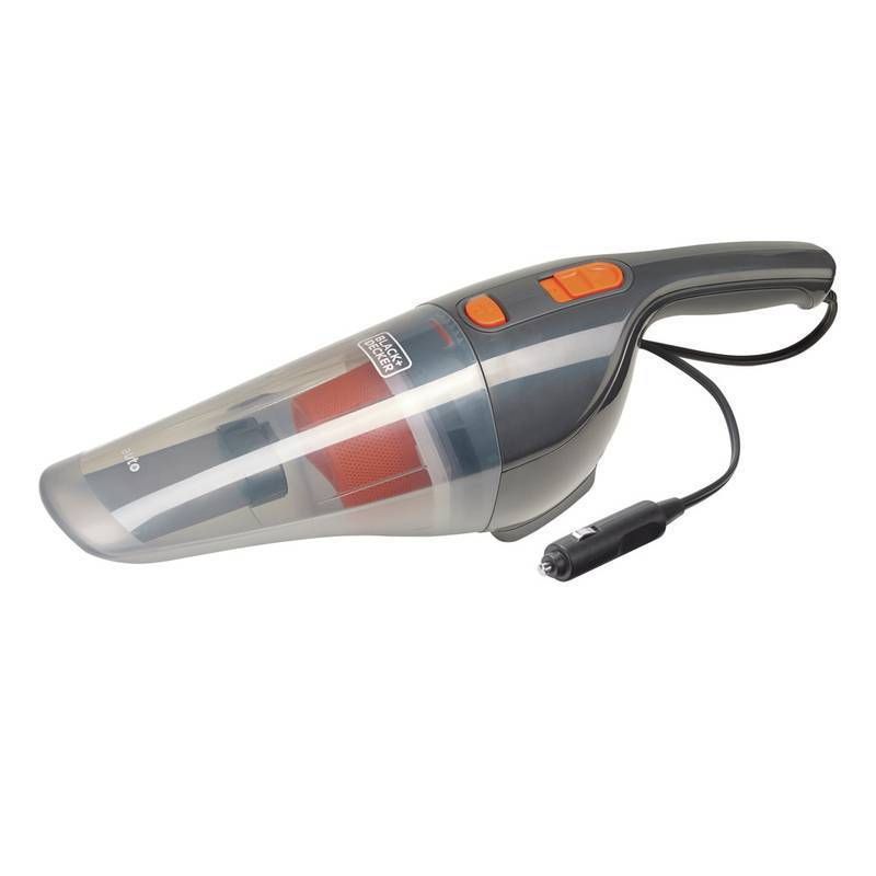 Aspirador de Automóveis 12V 370ML com 2 Acessórios Black+Decker