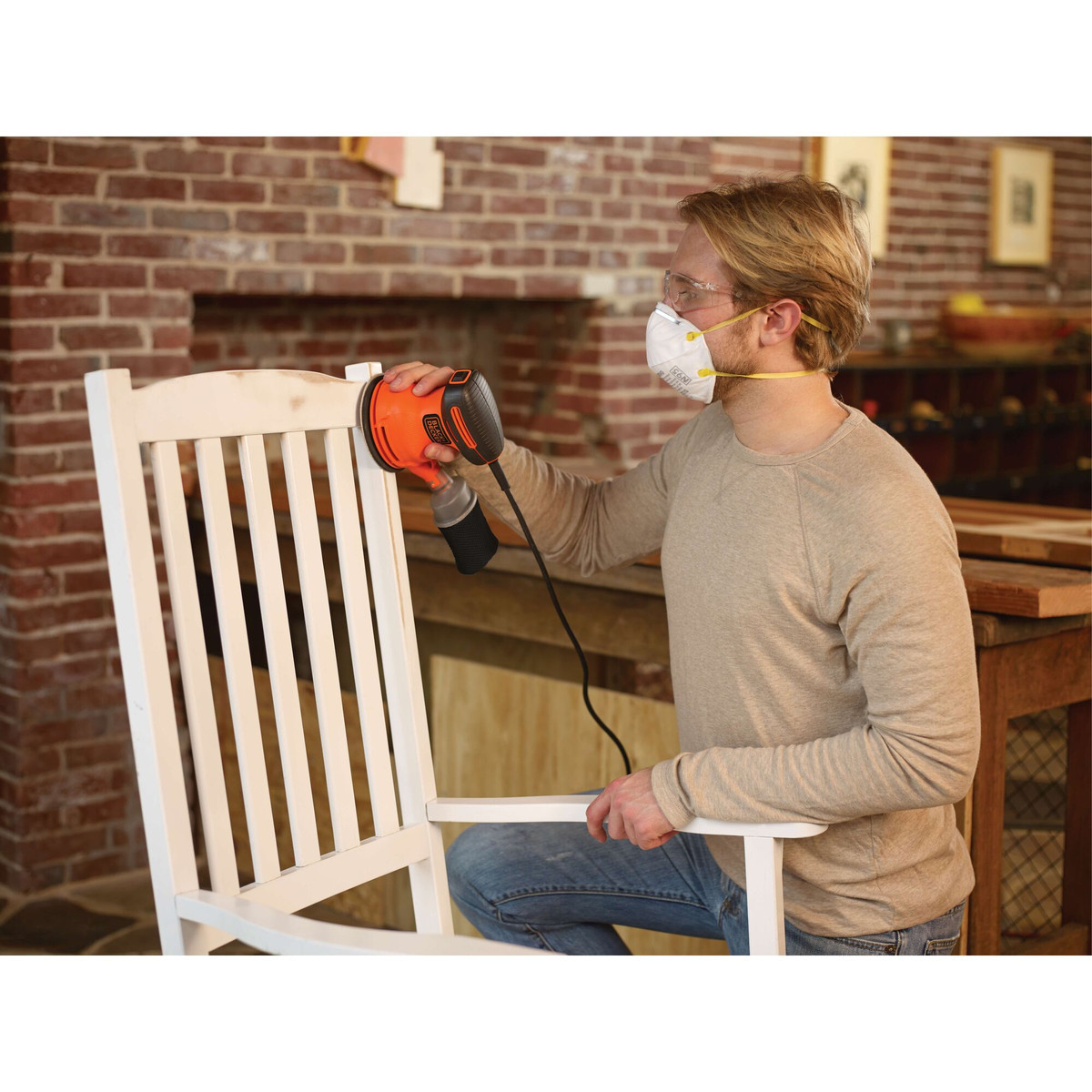 Lixadeira Roto Orbital 5" (127MM) 180W - 220V Black+Decker — foto 4