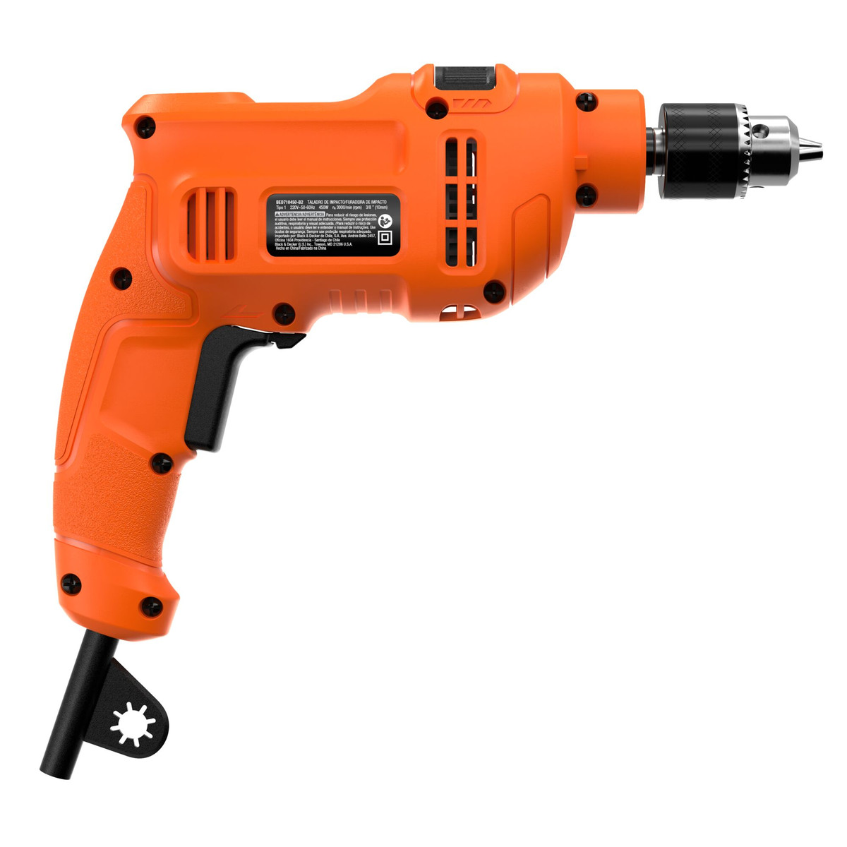 Furadeira de Impacto 3/8" (10MM) 450W 220V Black+Decker — foto 4