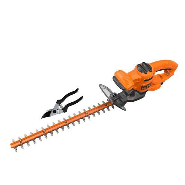 Aparador de Cerca Viva 18" (460MM) 420W 127V e Tesoura de Poda Black+Decker