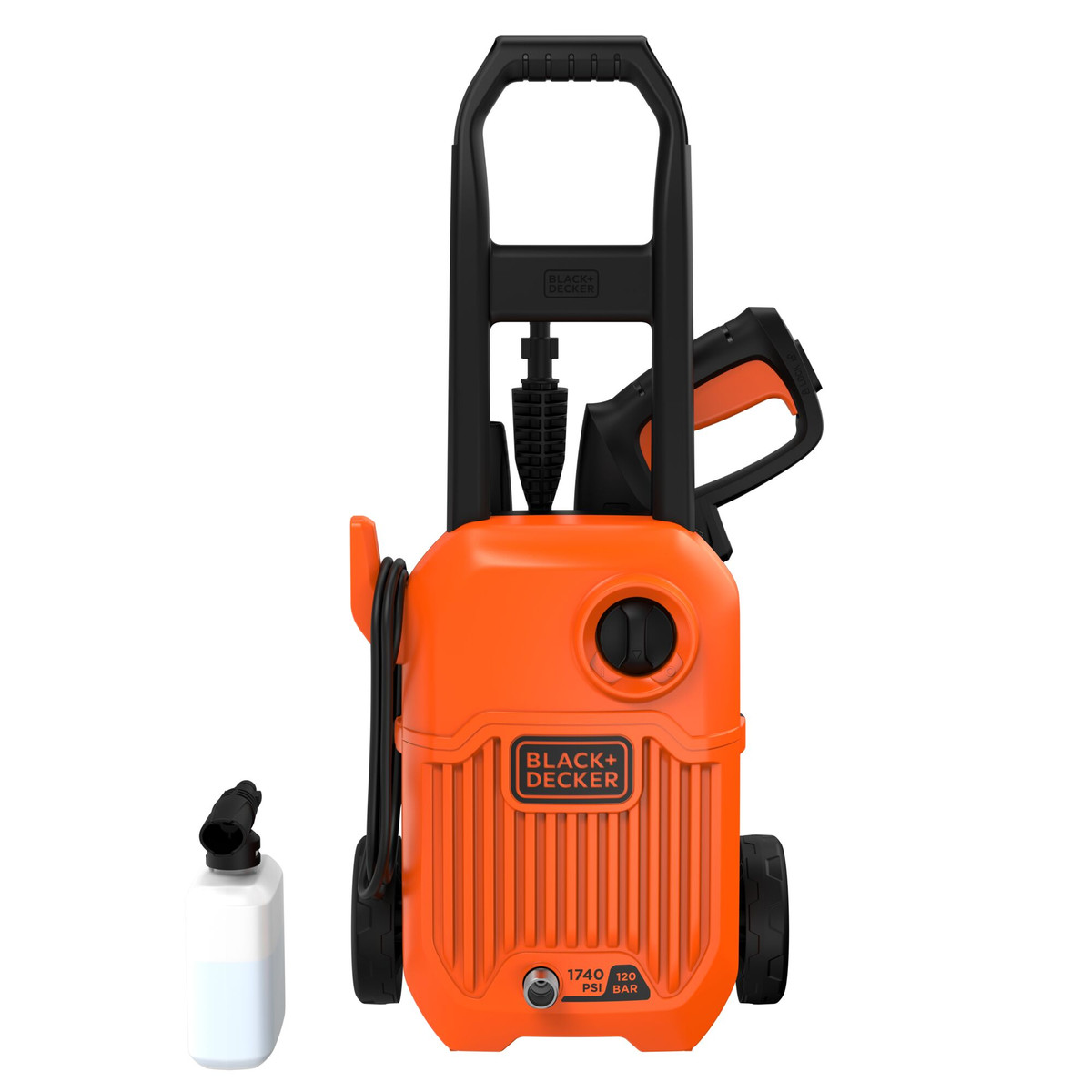 Lavadora de Alta Pressão 1740 Psi, 1500W, C/ Rodas - 127V Black+Decker — foto 5