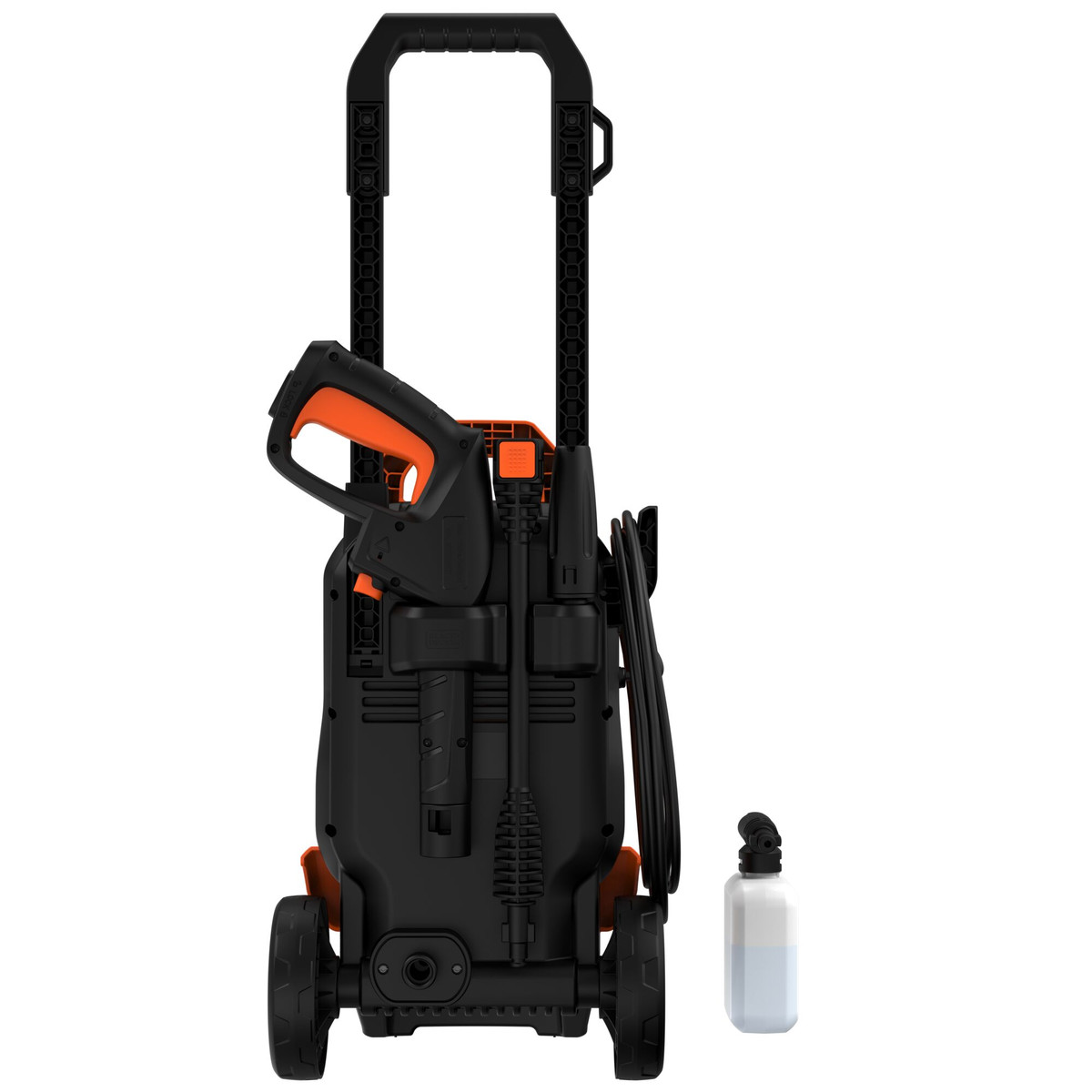 Lavadora de Alta Pressão 1810 Psi, 1700W, C/ Rodas, Alça Telescópica - 127V Black+Decker — foto 3