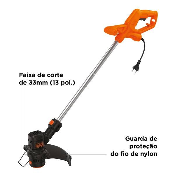 Aparador de Grama/Bordas 1000W 2EM1 127V Black+Decker