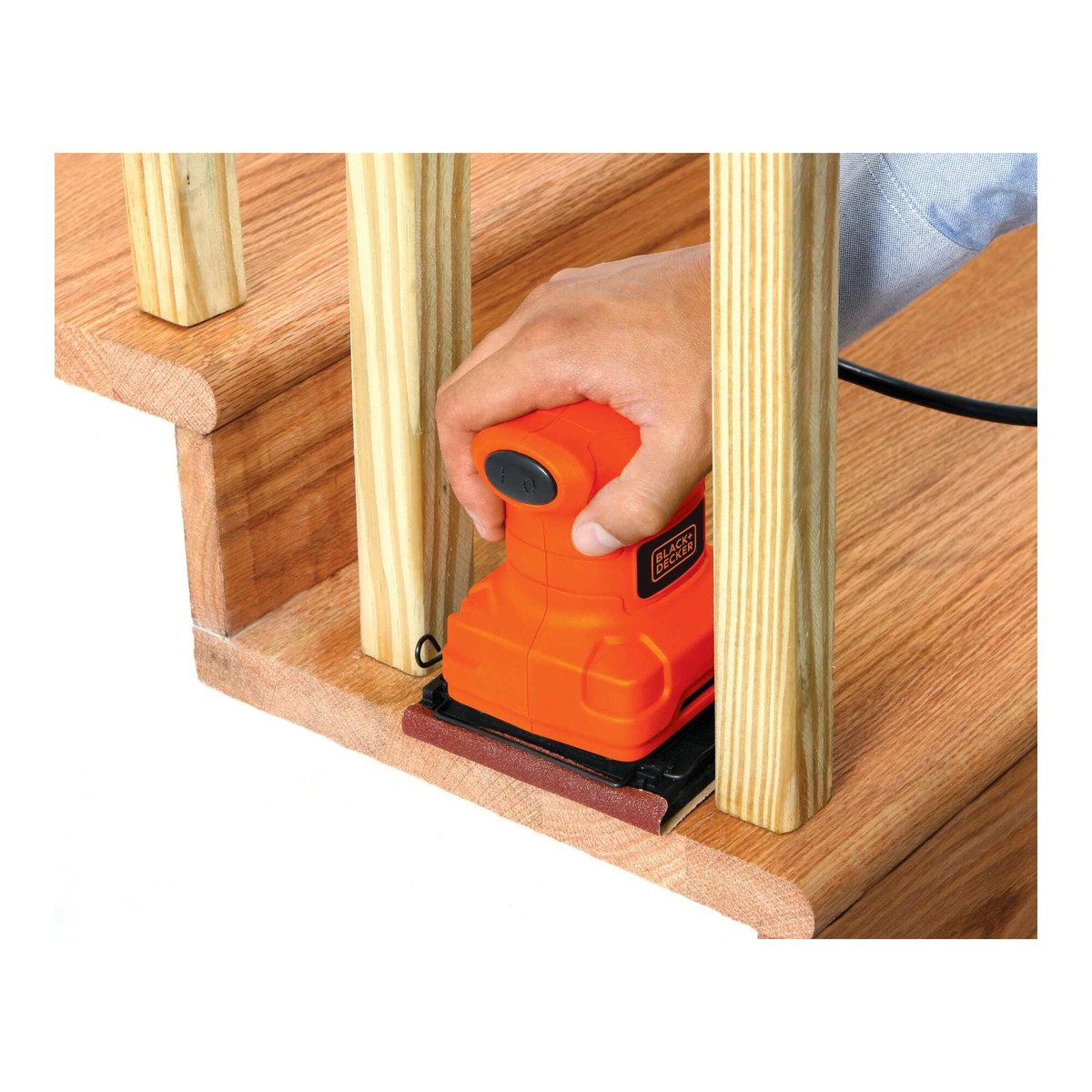 Lixadeira Orbital 1/4 de Folha de Lixa 200W - 127V Black+Decker — foto 3