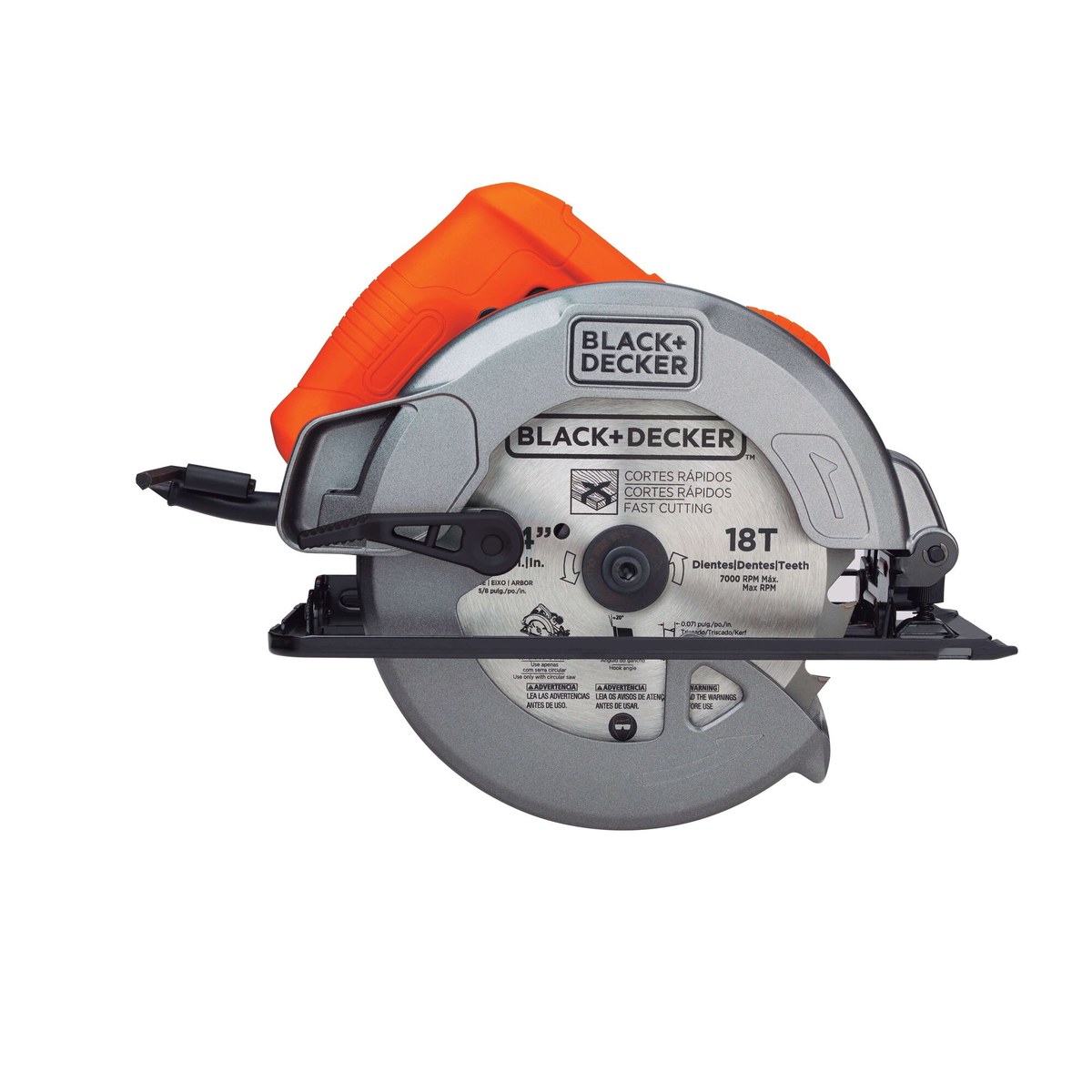 Serra Circular 7 1/4" (184MM) 1.400W - 220V - Nacional Black+Decker — foto 2
