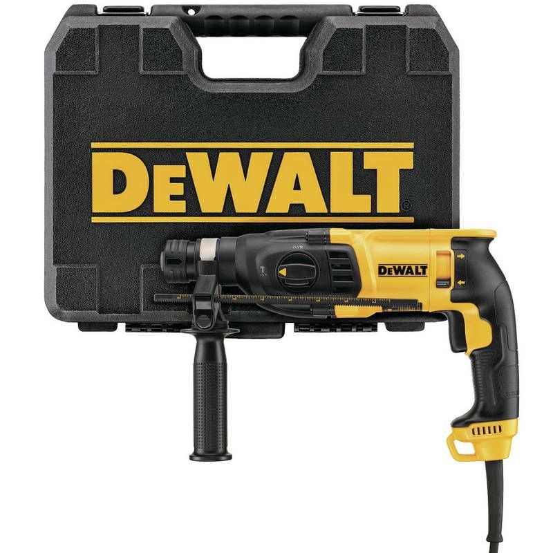 Martelete Perf/Romp SDS Plus 1" (26MM) 800W, 2,6J, Velocidade Variável Reversível, 3 Modos, 2,6KG, C/ Maleta, 127V (nacional) DeWalt