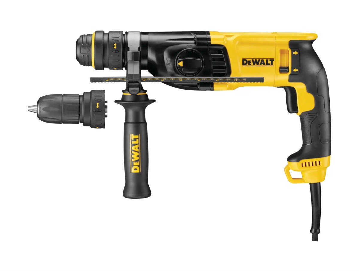 Martelete Perf/Romp SDS Plus 1" (26MM) 800W, 2,6J, Velocidade Variável Reversível, 3 Modos, 2,6KG, C/ Maleta e Mandril 1/2", 22 DeWalt — foto 2