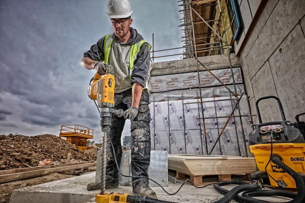 Martelo Perf/Romp SDS MAX 1-7/8" (48MM) 1.600W, 13,3J, 2 Modos, 9,2 KG, C/ Maleta, 220V DeWalt — foto 4