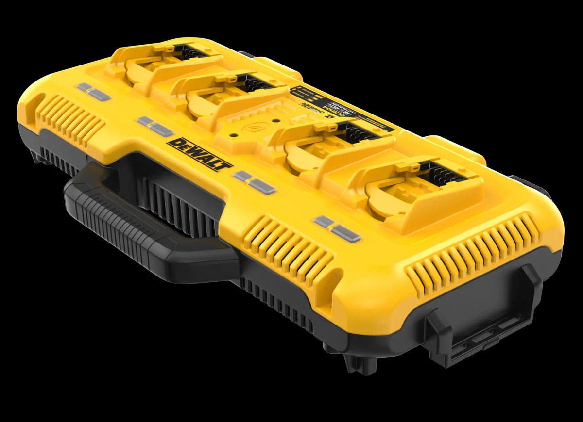 Multi Carregador Rápido 12V-20V MAX* Li-ion 4 Entradas, 8A 220V DeWalt — foto 3
