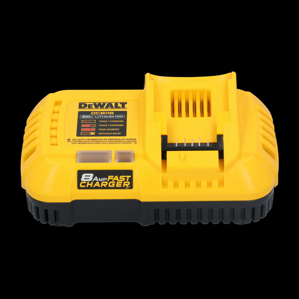Carregador Rápido 20V-60V MAX* Li-ion, 220V 8A (ideal para Flexvolt) DeWalt