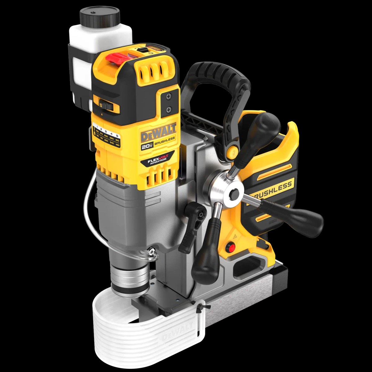 Furadeira Base Magnética 2" (50MM) 20V MAX* e Flexvolt Advantage Li-ion Brushless sem Bateria e Car DeWalt — foto 3