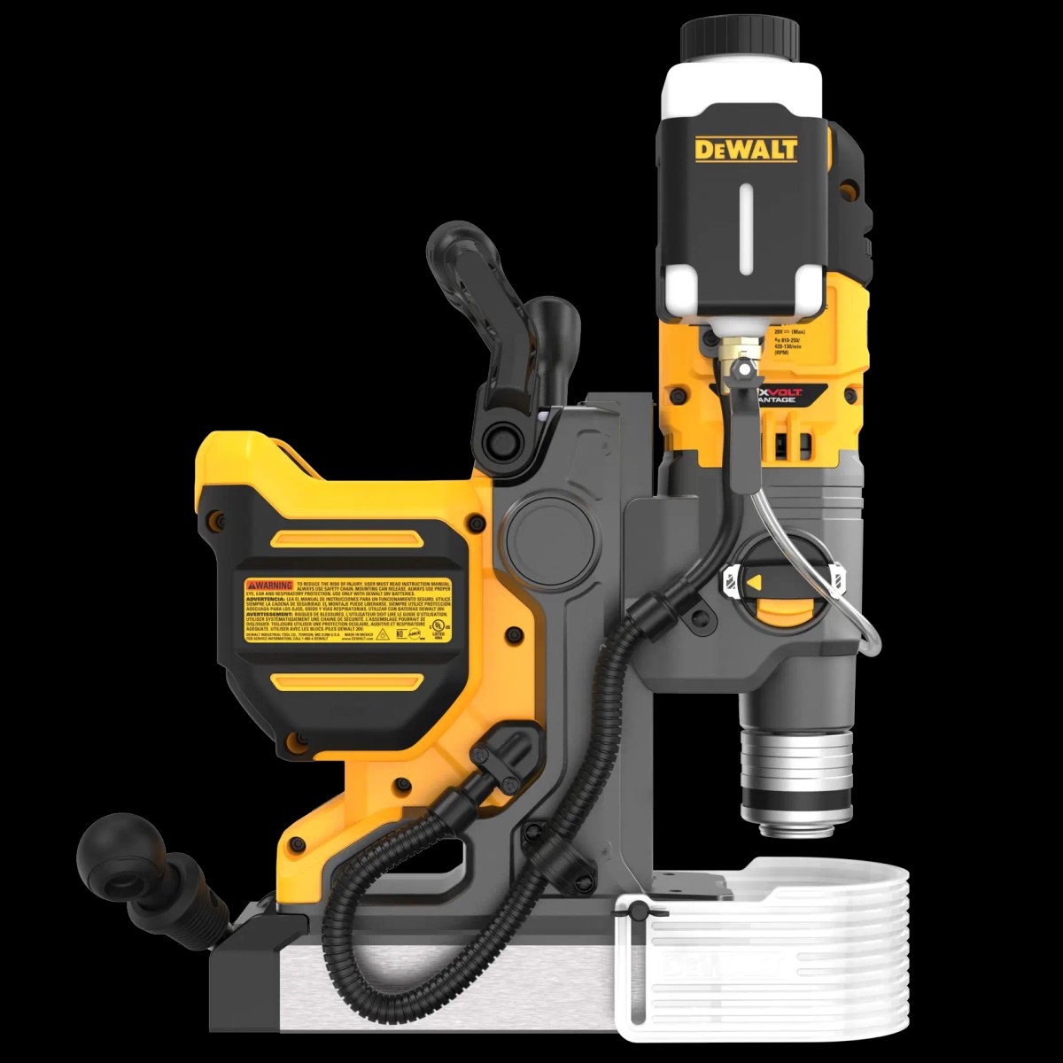 Furadeira Base Magnética 2" (50MM) 20V MAX* e Flexvolt Advantage Li-ion Brushless sem Bateria e Car DeWalt — foto 4