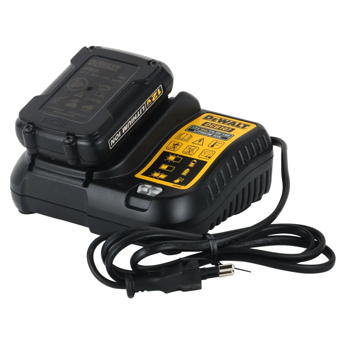 Parafusadeira/Furadeira 3/8" (10MM) 12V MAX* Li-ion, 2 Baterias 1.5AH, (DCB120) Carregador Bivolt e Bolsa DeWalt — foto 3
