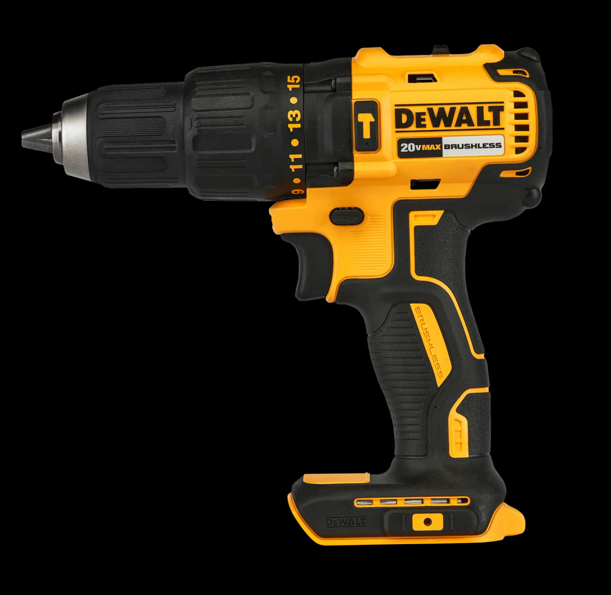 Parafusadeira/Furadeira de Impacto 1/2" (13MM) 20V MAX* Li-ion Brushless sem Bateria e Carregador DeWalt