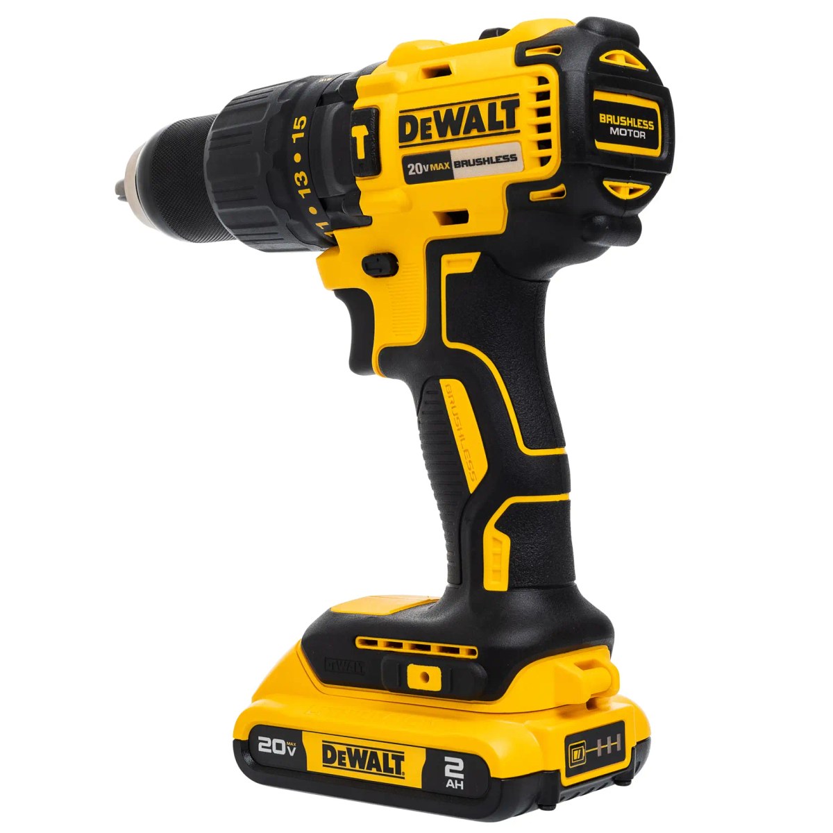 Parafusadeira/Furadeira de Impacto 1/2" (13MM) 20V MAX* Li-ion, Brushless 2 Baterias 2AH, (DCB203) Carregador Bivolt (d DeWalt — foto 3