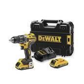 Parafusadeira/Furadeira 1/2" (13MM) 20V MAX* Li-ion Brushless, 2 Baterias 2AH, (DCB203) Carregador 220V e Maleta DeWalt