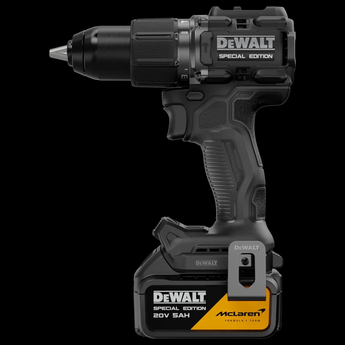 Kit Dewalt X Mclaren Parafusadeira/Furadeira Impacto 1/2" (13MM) C/ 2 Baterias 5.0AH, Carregador e Maleta T-stac DeWalt — foto 2