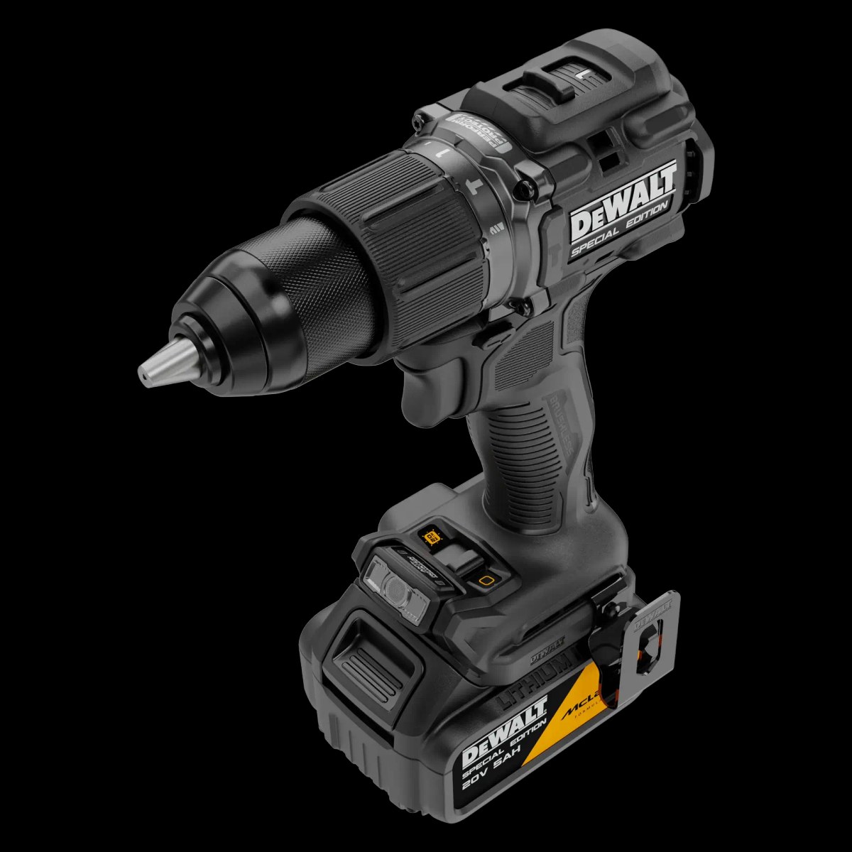 Kit Dewalt X Mclaren Parafusadeira/Furadeira Impacto 1/2" (13MM) C/ 2 Baterias 5.0AH, Carregador e Maleta T-stac DeWalt — foto 3