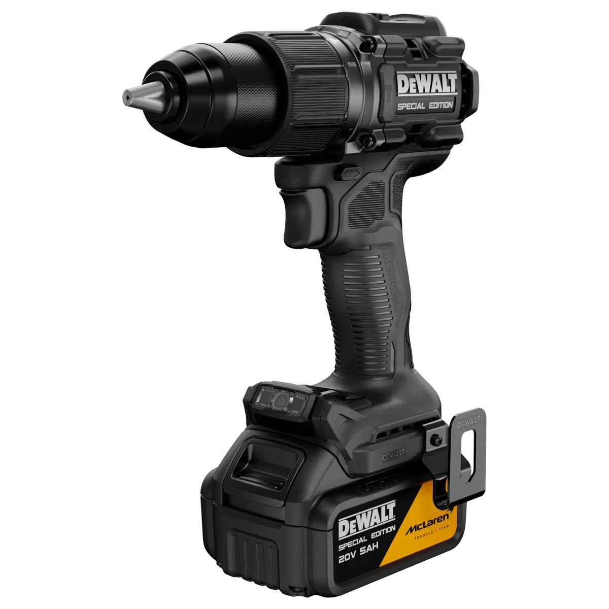 Kit Dewalt X Mclaren Parafusadeira/Furadeira Impacto 1/2" (13MM) C/ 2 Baterias 5.0AH, Carregador e Maleta T-stac DeWalt