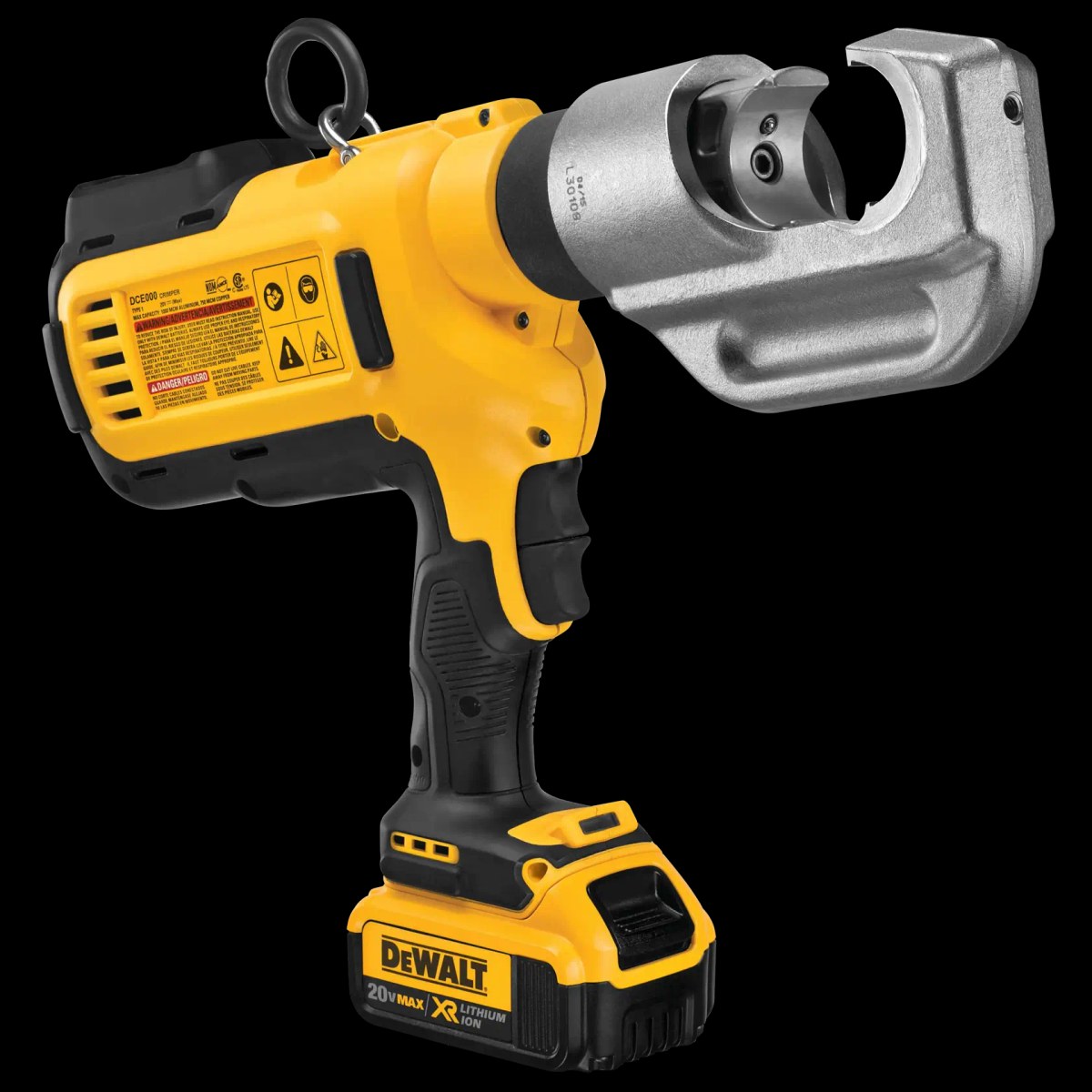 Crimpador de Cabos 12 Toneladas 20V MAX* Li-ion 2 Baterias 4AH e Carregador Bivolt DeWalt — foto 4