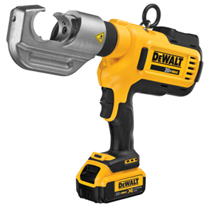 Crimpador de Cabos 12 Toneladas 20V MAX* Li-ion 2 Baterias 4AH e Carregador Bivolt DeWalt