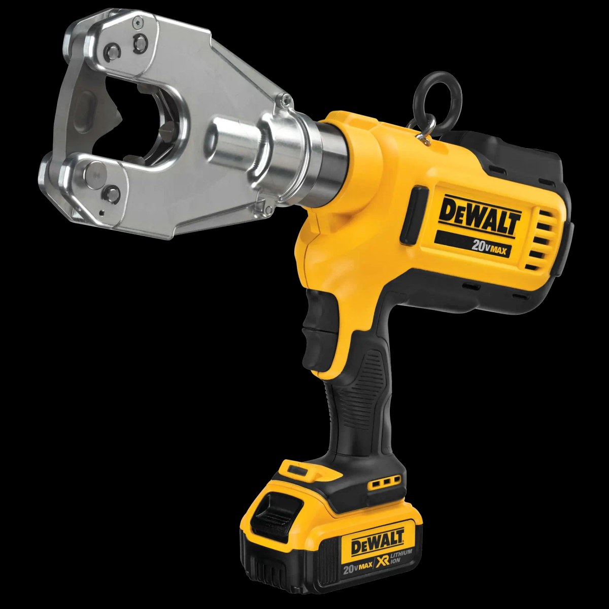 Crimpador de Cabos sem Matriz 6 Toneladas 20V MAX* Li-ion 2 Baterias 4AH e Carregador Bivolt DeWalt — foto 3
