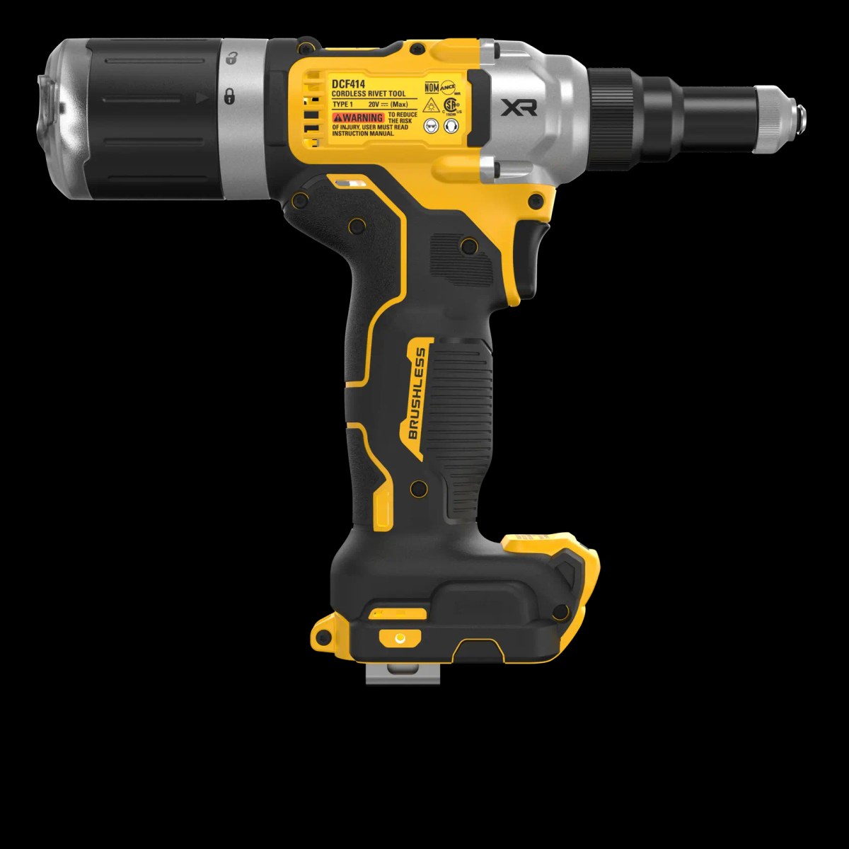 Rebitadeira 20V MAX* 1/4" (6,35MM) sem Bateria e Carregador DeWalt — foto 4