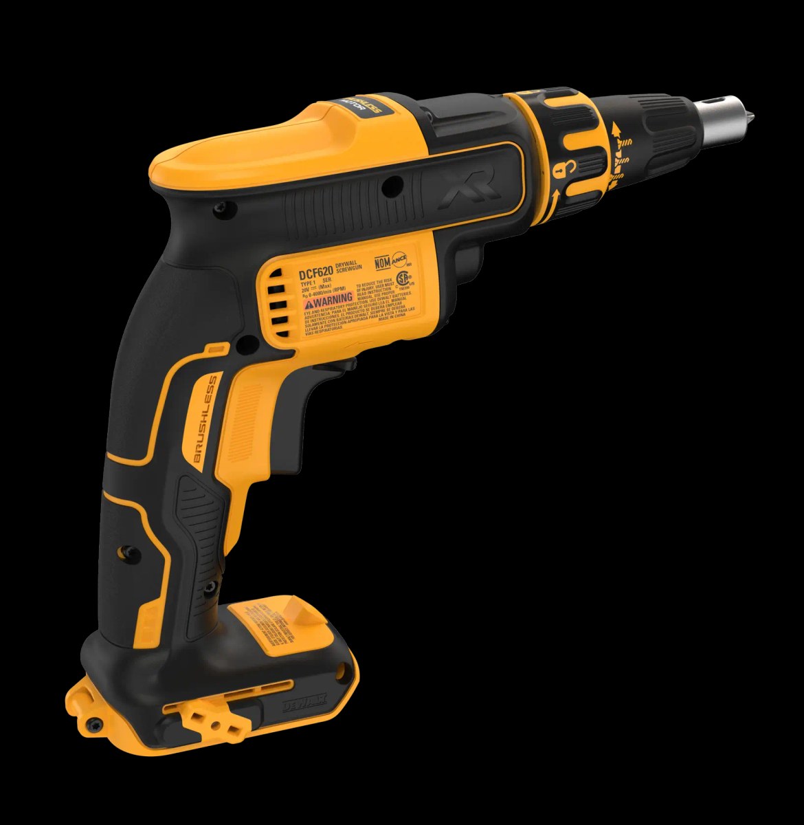 Parafusadeira Drywall 1/4" (6,35MM) 20V MAX* Li-ion Brushless, sem Bateria e Carregador DeWalt — foto 5