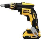 Parafusadeira Drywall 1/4" (6,35MM) 20V MAX* Li-ion Brushless, 2BAT 2AH, (DCB203) Carregador 220V 4AH e DeWalt