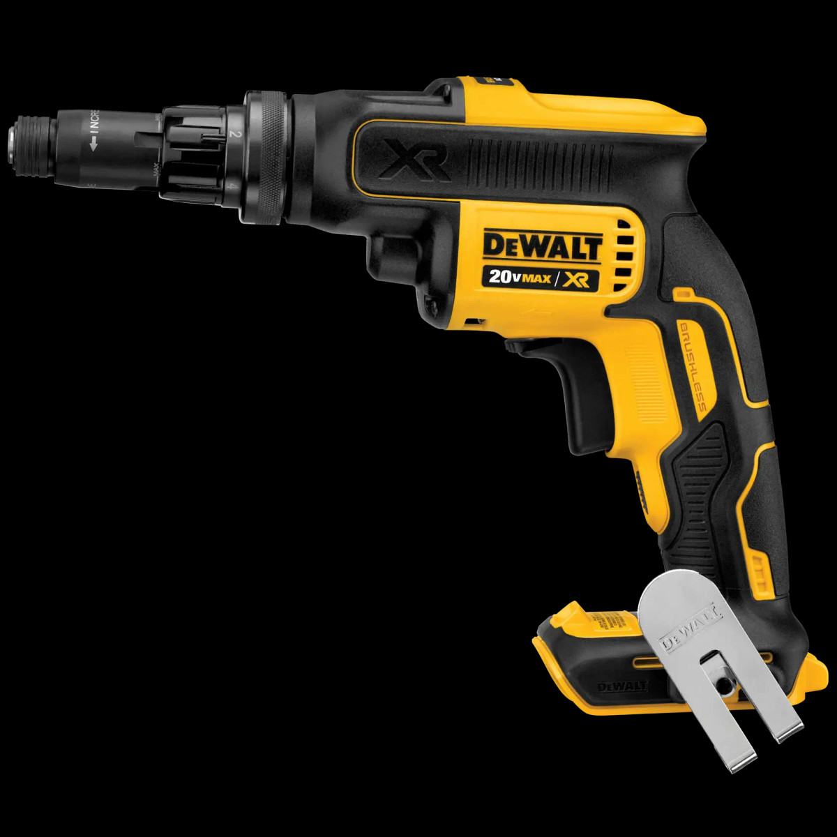 Parafusadeira .1/4" (6,35MM) com Controle de Torque 20V MAX* Li-ion Brushless, sem Bateria e Carregador DeWalt