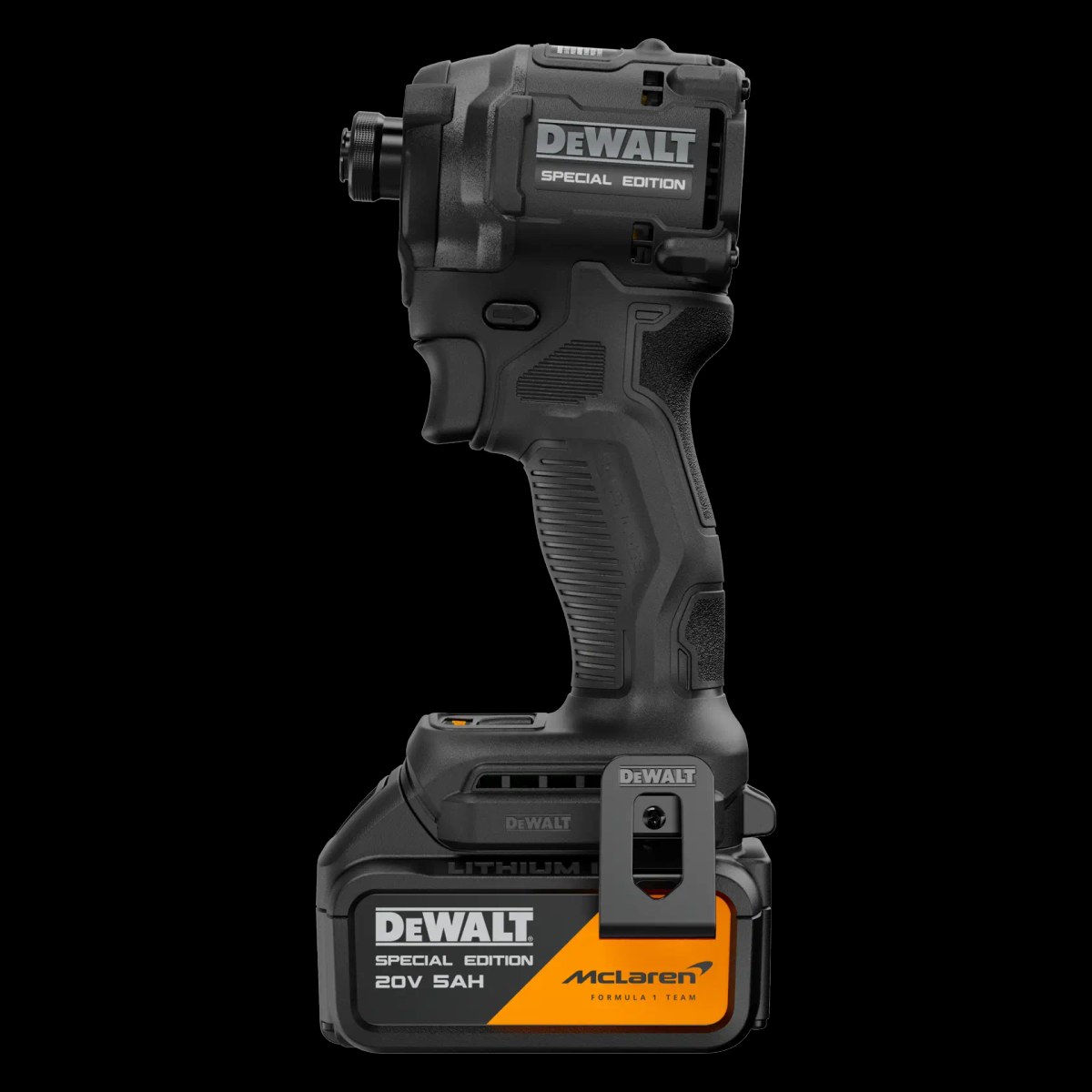 Kit Dewalt X Mclaren Parafusadeira Impacto 1/2" (13MM) C/ 2 Baterias 5.0AH, Carregador e Maleta T-stack DeWalt — foto 2