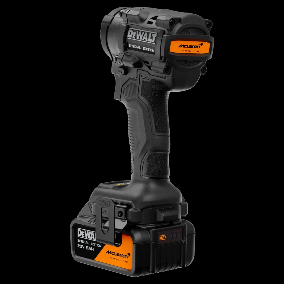Kit Dewalt X Mclaren Chave de Impacto Atomic 1/2" (13MM) C/ 2 Baterias 5.0AH, Carregador e Maleta T DeWalt — foto 5