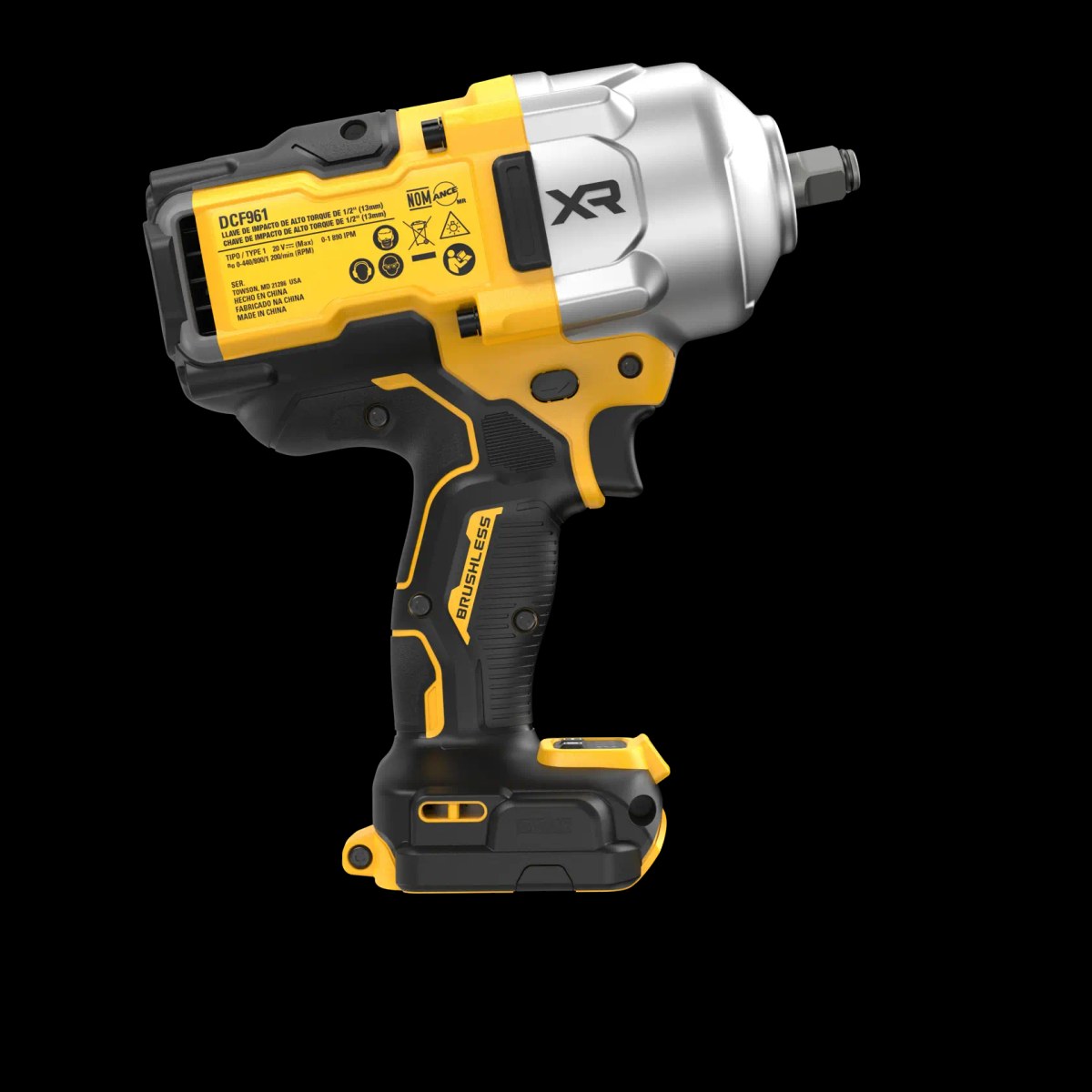 Chave de Impacto 1/2" (13MM) 20V MAX* Brushless de Alto Torque sem Bateria e Carregador DeWalt — foto 4