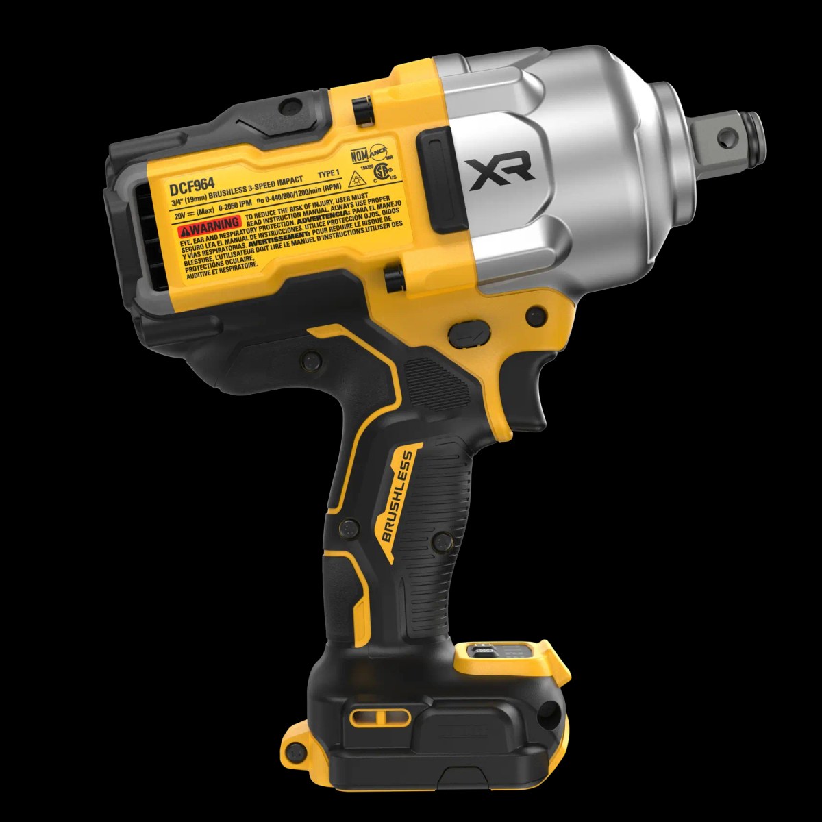 Chave de Impacto 3/4" (19MM) 20V MAX* Brushless de Alto Torque sem Bateria e Carregador DeWalt — foto 4