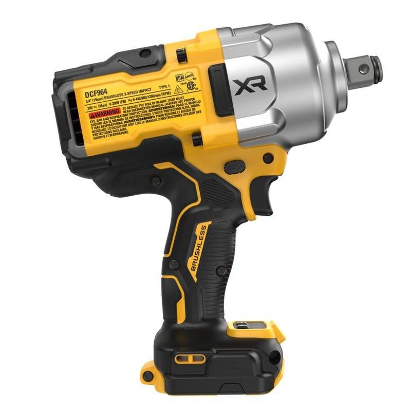 Chave de Impacto 3/4" (19MM) 20V MAX* Brushless de Alto Torque sem Bateria e Carregador DeWalt