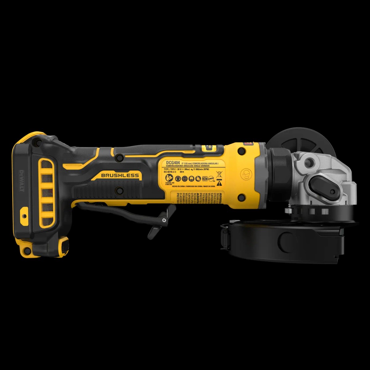 Esmerilhadeira Angular Compacta 5" (125 MM) 20V MAX* XR® Brushless sem Bateria e Carregador DeWalt — foto 4