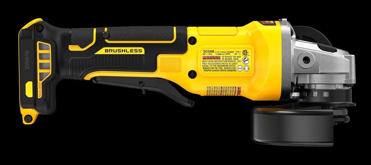 Esmerilhadeira Angular 4-1/2” (115MM) 20V Brusheless, sem Bateria e sem Carregador DeWalt — foto 3