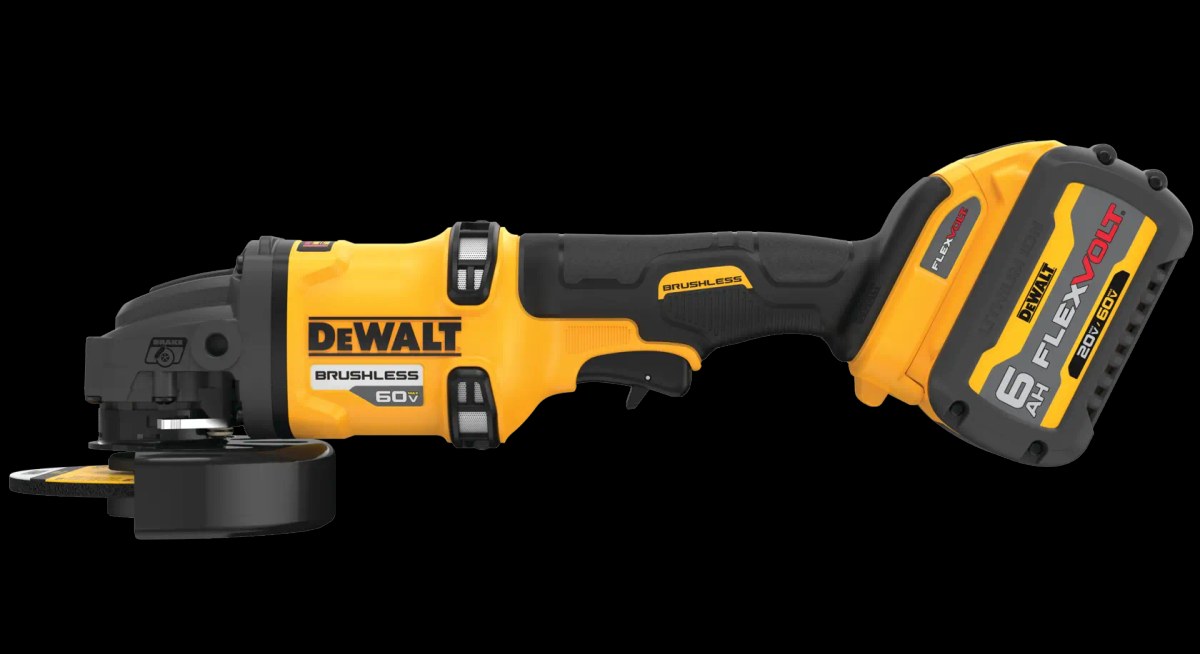 Esmerilhadeira Angular 5" (127MM) 60V MAX* Flexvolt Li-ion, Brushless 2 Baterias 6AH, (DCB606) Carregador 127 DeWalt — foto 5