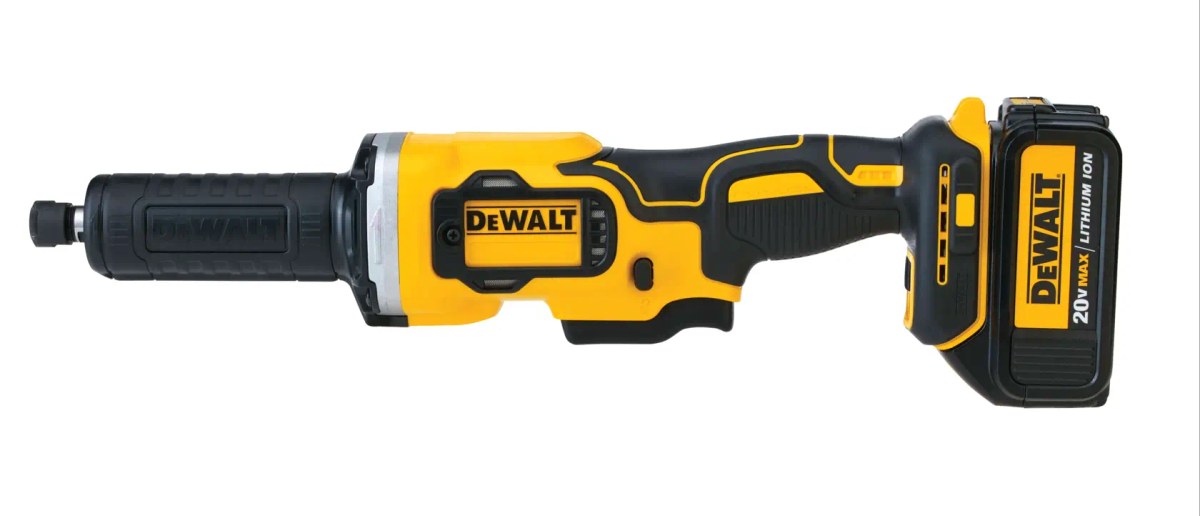 Retificadeira 1 ½” (38MM) 20V MAX* Li-ion Brushless, 3 Vv, 2 Baterias 4AH, (DCB204) Carregador 220V 4AH e DeWalt — foto 2
