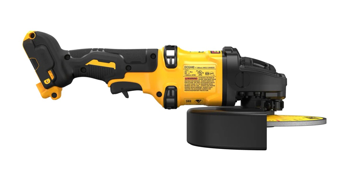 Esmerilhadeira Angular 7" (180MM) 60V MAX* Flexvolt Li-ion Brushless sem Bateria e Carregador DeWalt — foto 4