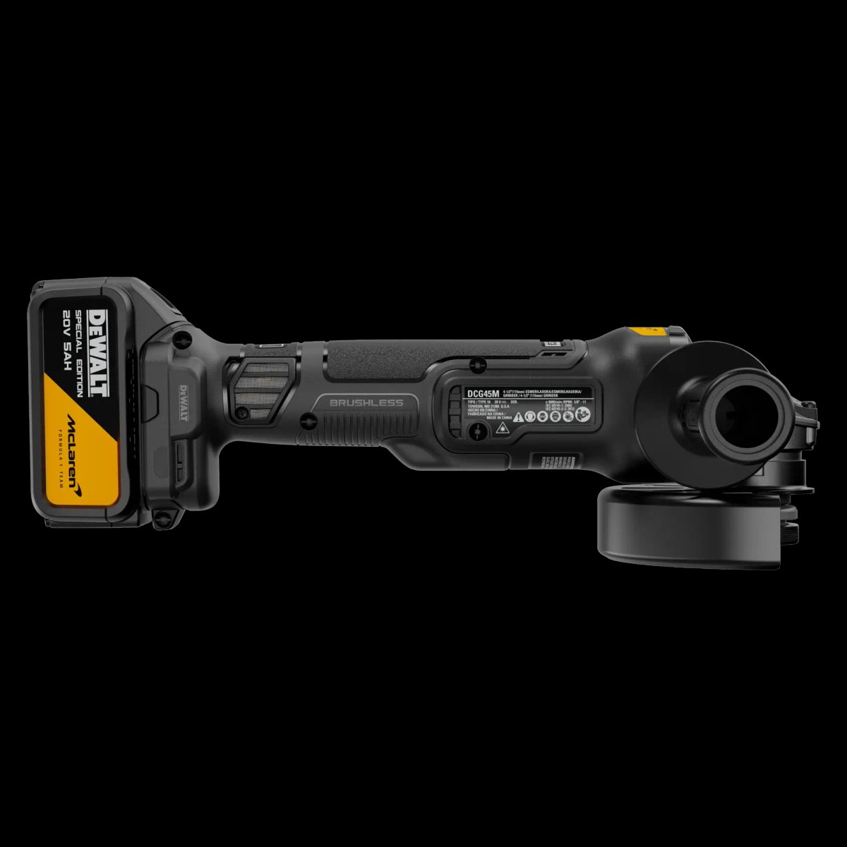 Kit Dewalt X Mclaren Esmerilhadeira 5" (125MM) C/ 2 Baterias 5.0AH, Carregador e Maleta T-stack DeWalt — foto 4
