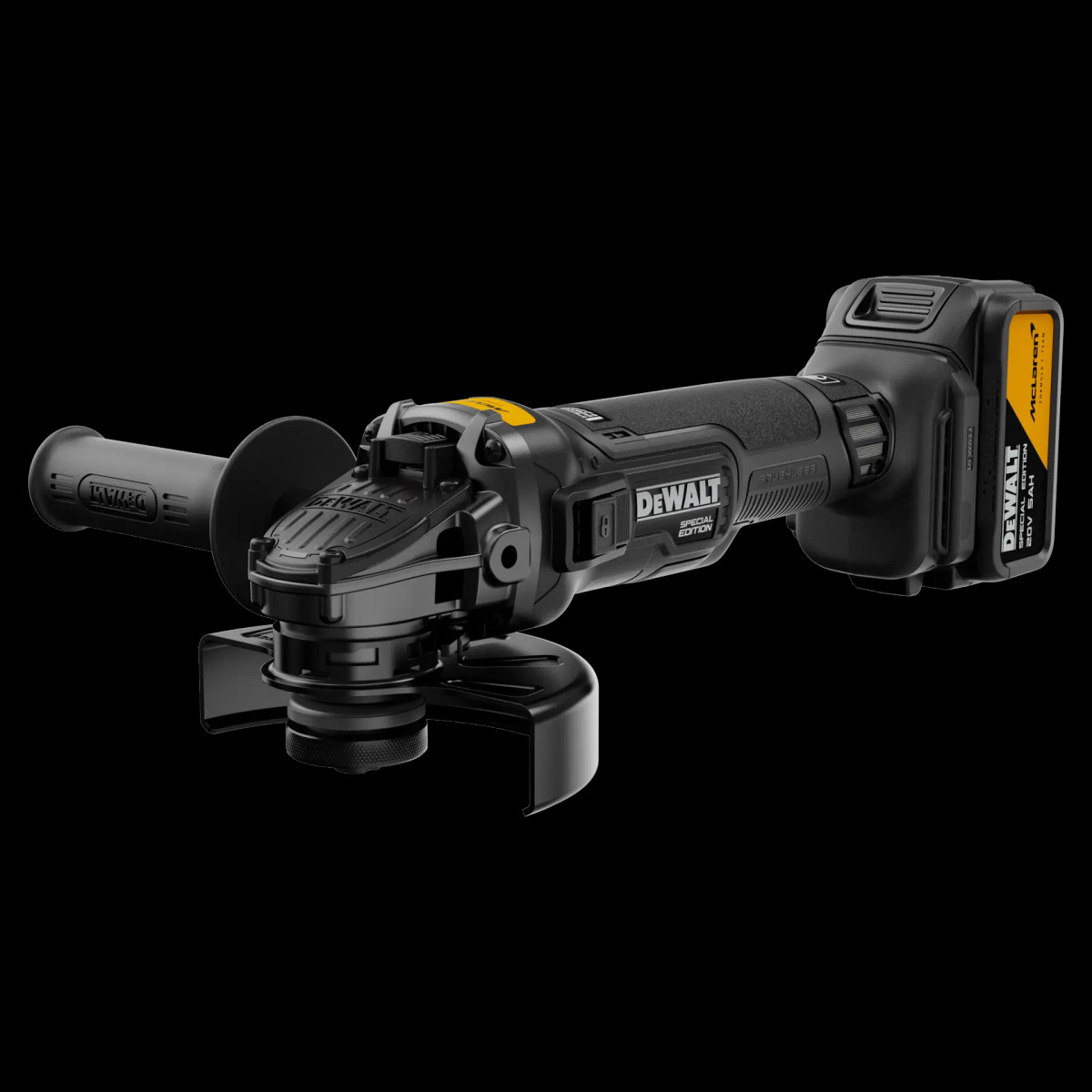 Kit Dewalt X Mclaren Esmerilhadeira 5" (125MM) C/ 2 Baterias 5.0AH, Carregador e Maleta T-stack DeWalt