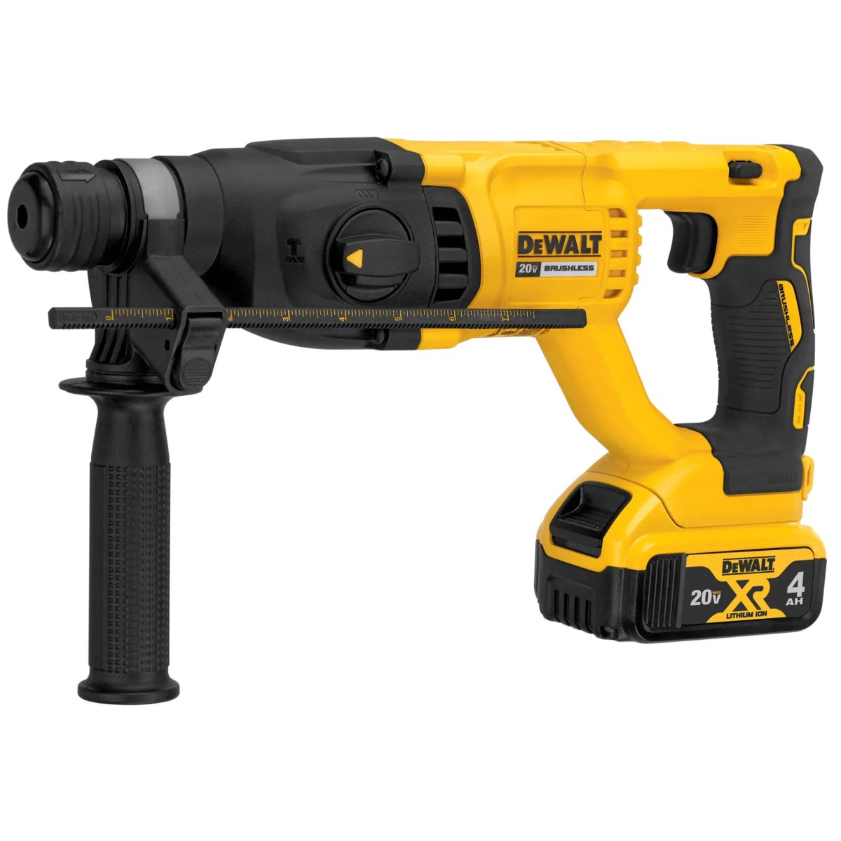 Martelete Perfurador / Rompedor 1" (26MM) Sds-plus, 20V MAX* Li-ion Brushless, 2 Baterias 4AH, (DCB204) DeWalt — foto 2