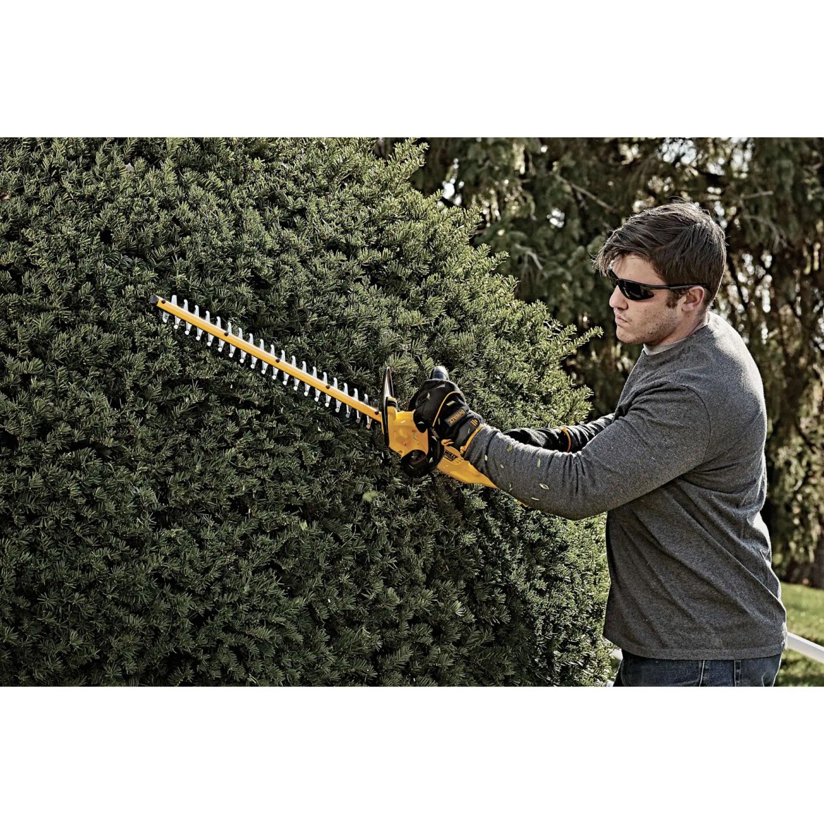 Aparador Cerca Viva 22" 20V MAX* Li-ion Brushless, sem Bateria e Carregador DeWalt — foto 4