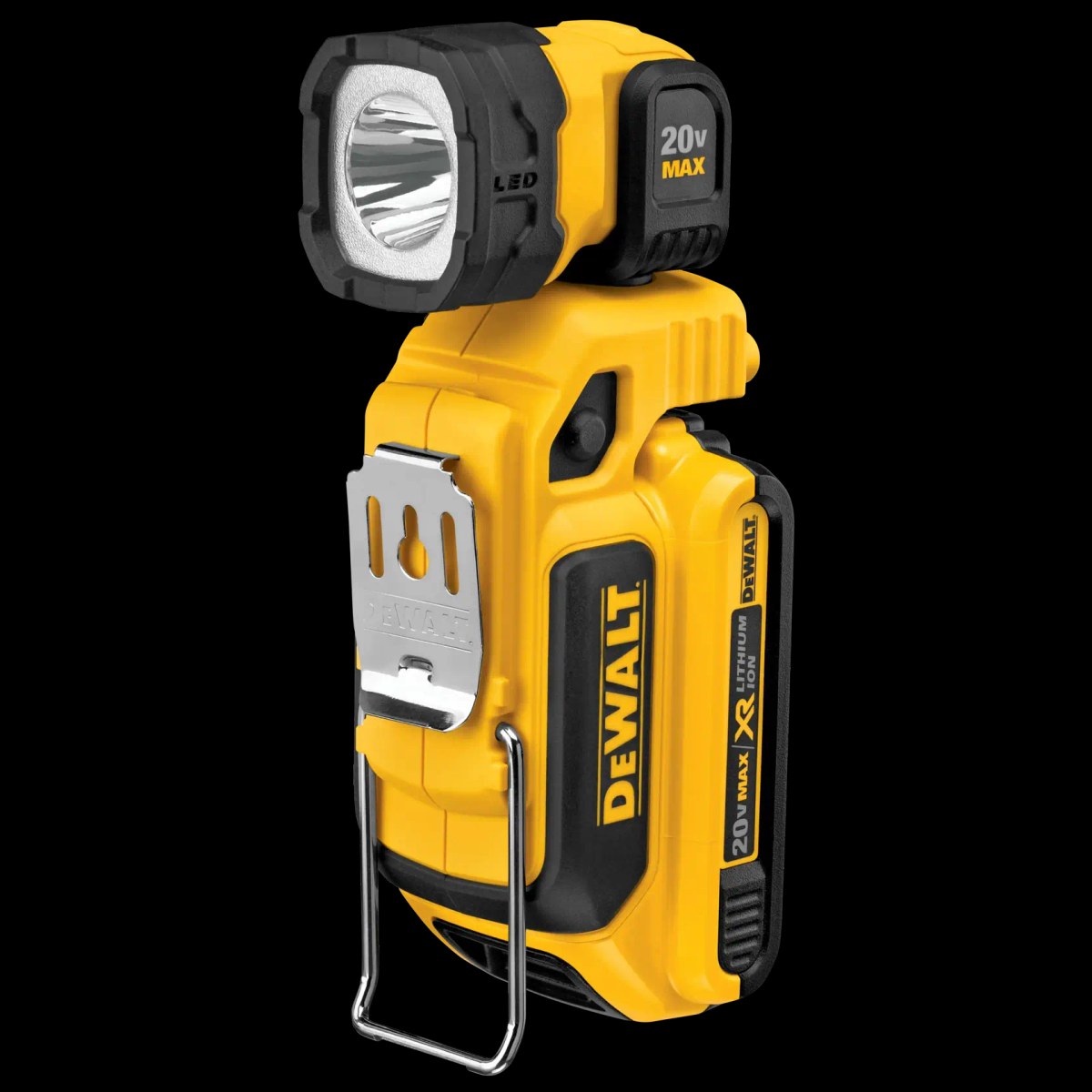 Lanterna LED Profissional Articulada 20V MAX* Flexvolt Li-ion sem Bateria e Carregador DeWalt — foto 2
