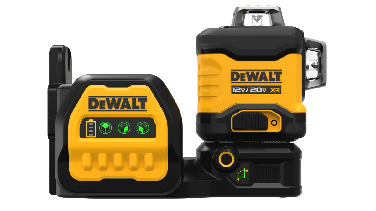 Nivel Laser Verde 3 Linhas 360° 12V/20V MAX* 70M C/ Maleta sem Bateria e Carregador DeWalt