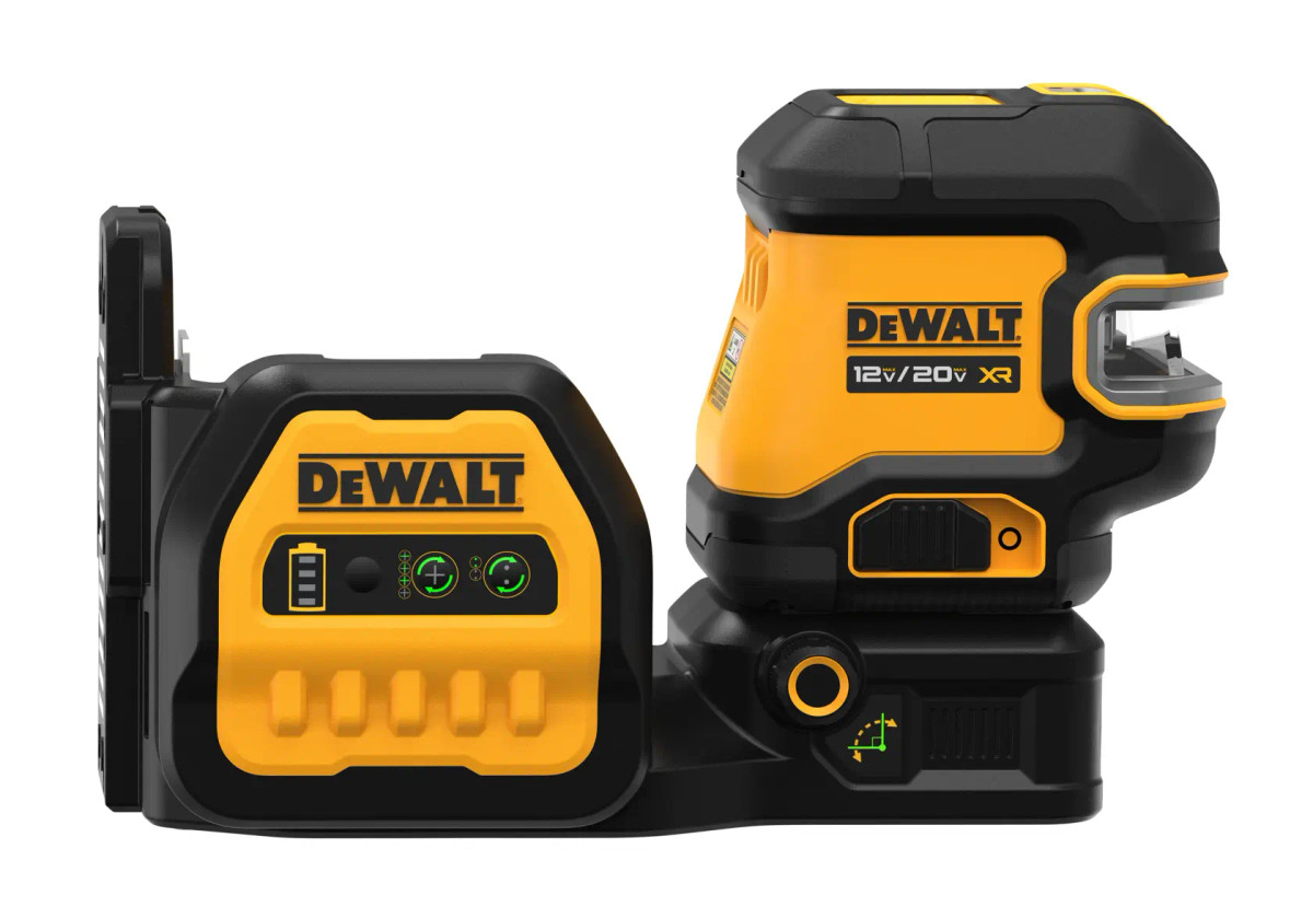 Nivel Laser Combinado Verde 2 Linhas/2 Pontos 12V/20V MAX* 85M C/ Maleta sem Bateria e Carregador DeWalt